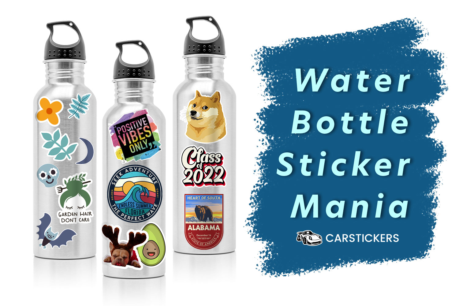 Water bottle stickers