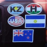 Various Country Flag Decals