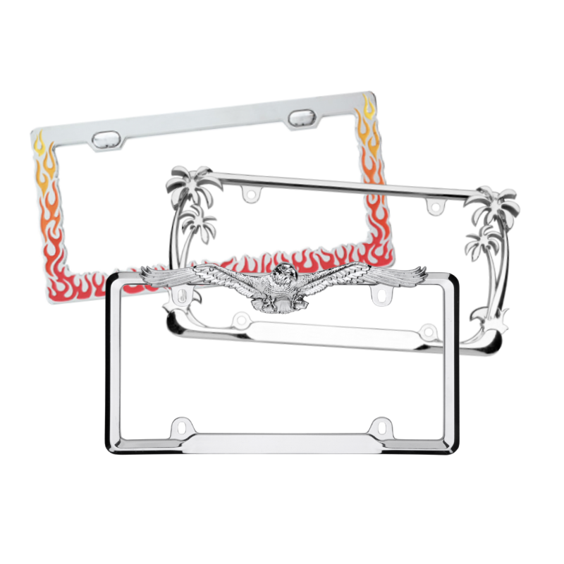 Blank License Plate Frames