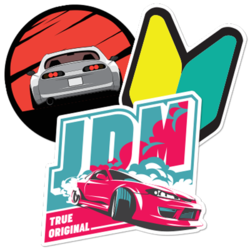 Stickers pour voiture logo racing instagram - TenStickers