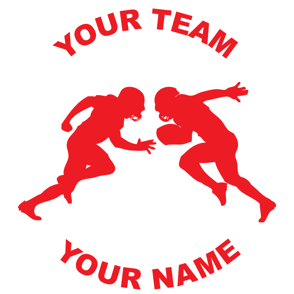 Custom Football Fundraiser Car Decals & Stickers Car Stickers