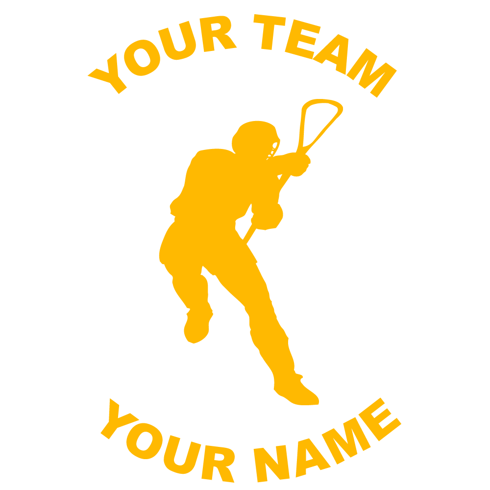 Lacrosse Fundraiser Car Stickers and Decals