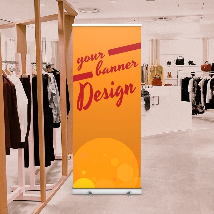 Custom Clothing Store Retractable Banner 