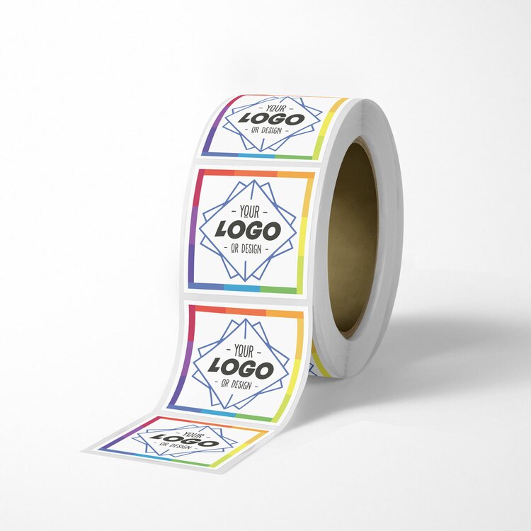 Custom Square Roll Labels 