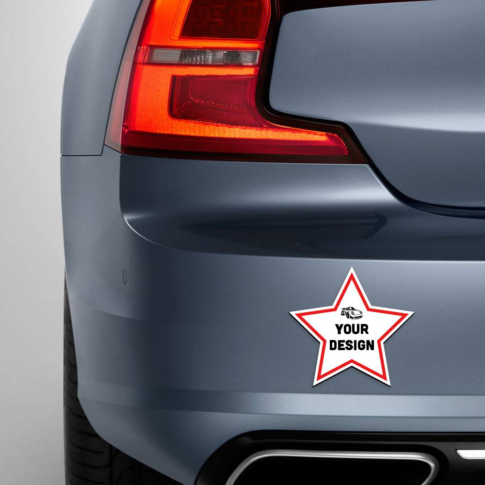 Custom Star Car Magnet 