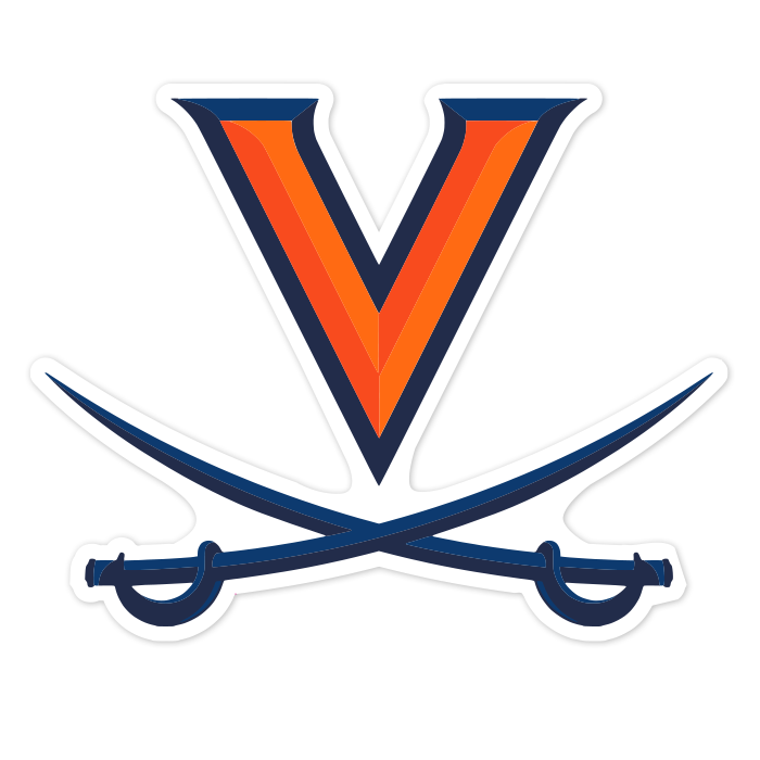 Virginia Cavaliers NCAA College Vintage 2-Letter Logo Team Patch - Fan Apparel