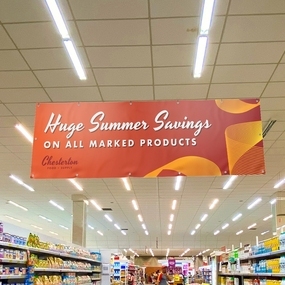 Custom Grocery Store Banner