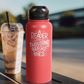 Laser Engraved 34 oz Water Bottles With Your Design - No Minimums