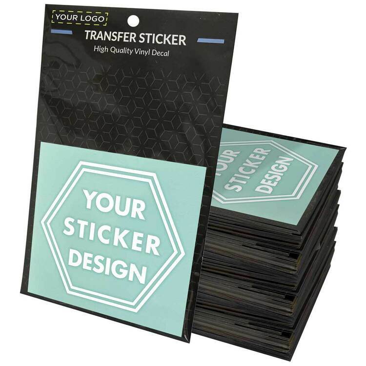 Retail Packaging for Transfer Stickers, Transfer Stickers 