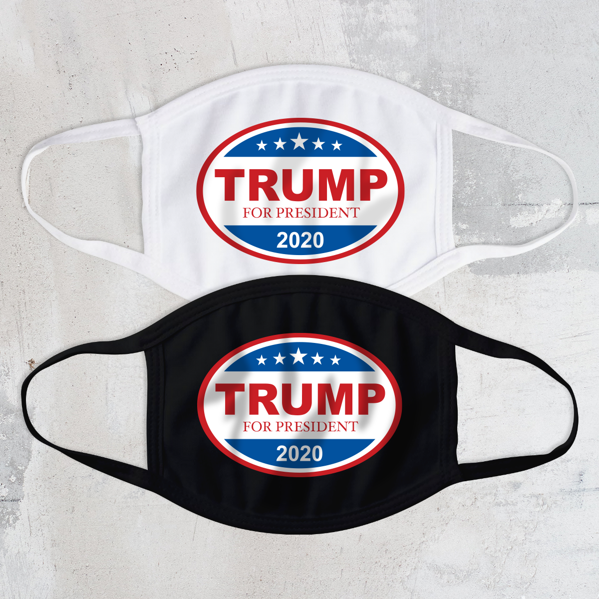 Trump 2020 Oval Face Mask