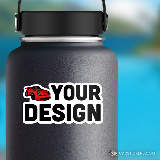 Die Cut Water Bottle
