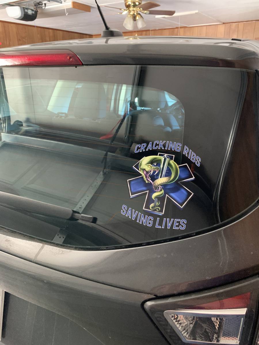 Eric's photograph of their Multi-Color Transfer Stickers