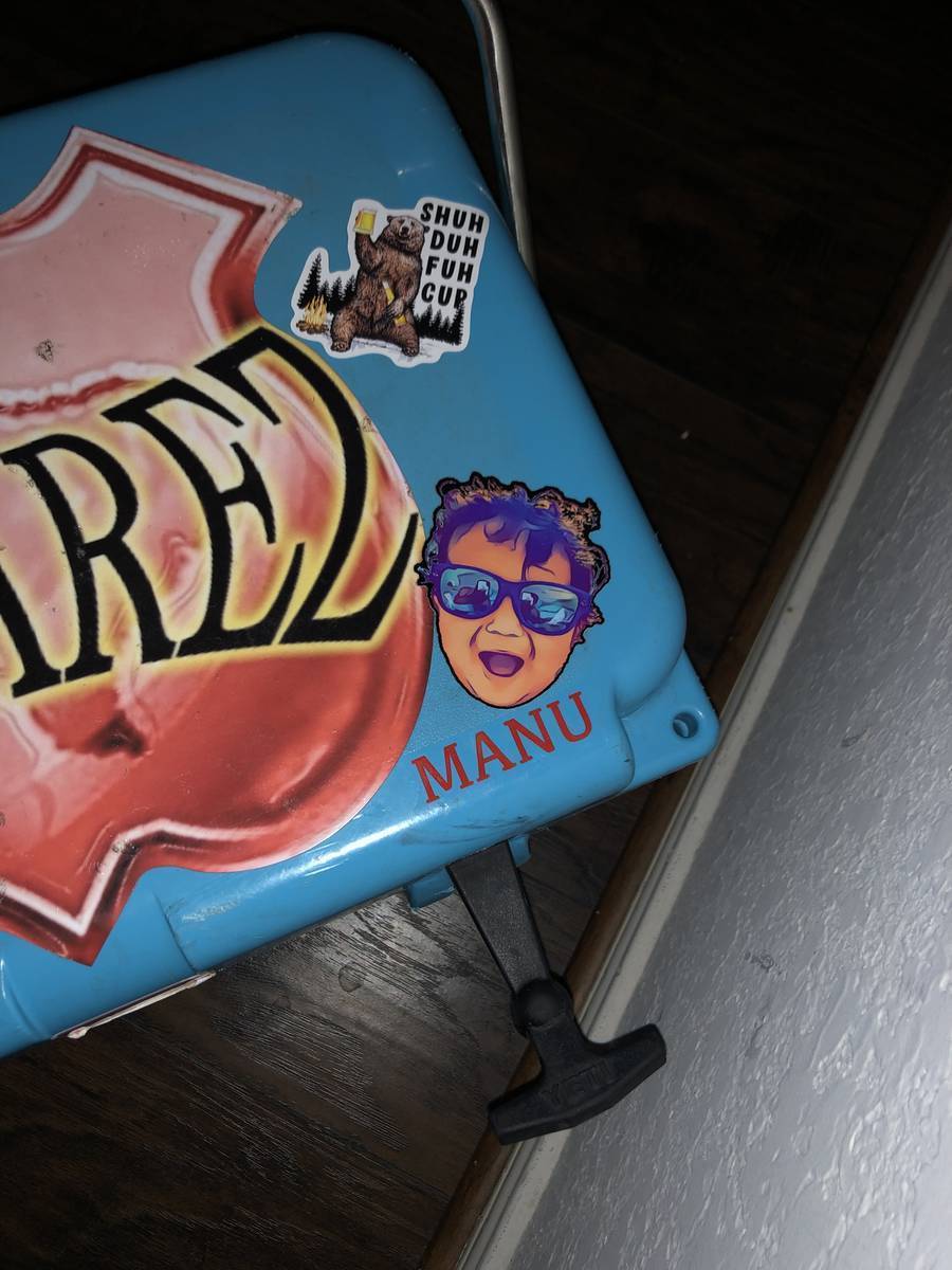 Uriel's photograph of their Die Cut Stickers