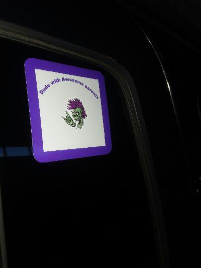 Joseph's photograph of their Rounded Rectangle Sticker with Your Text