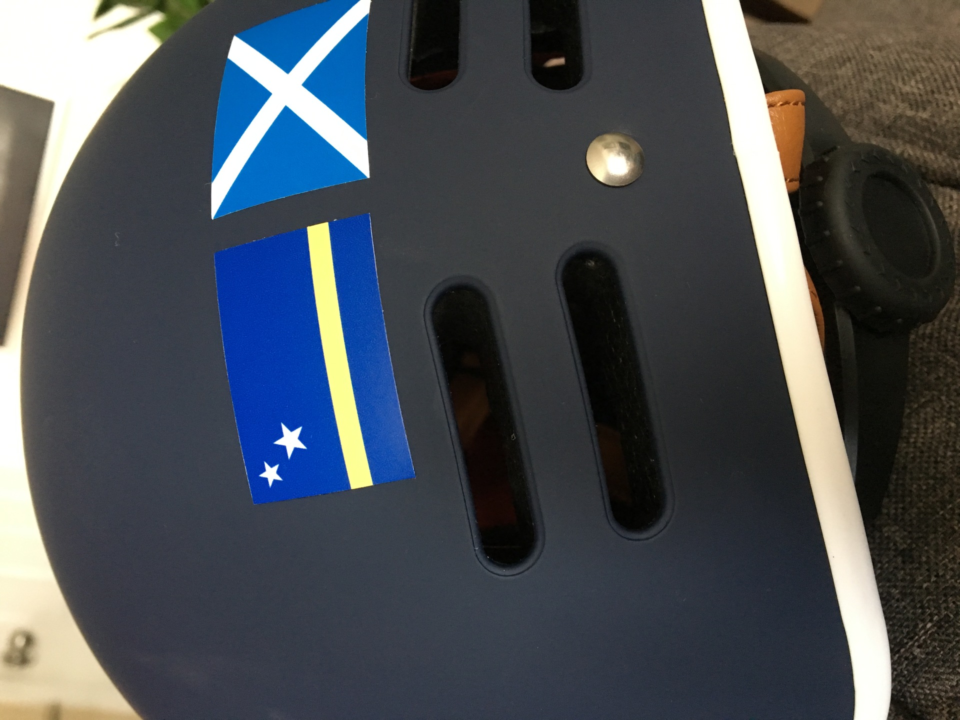 Sean's photograph of their Scotland Flag Sticker
