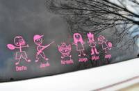 Heather's photograph of their Family-Sticker