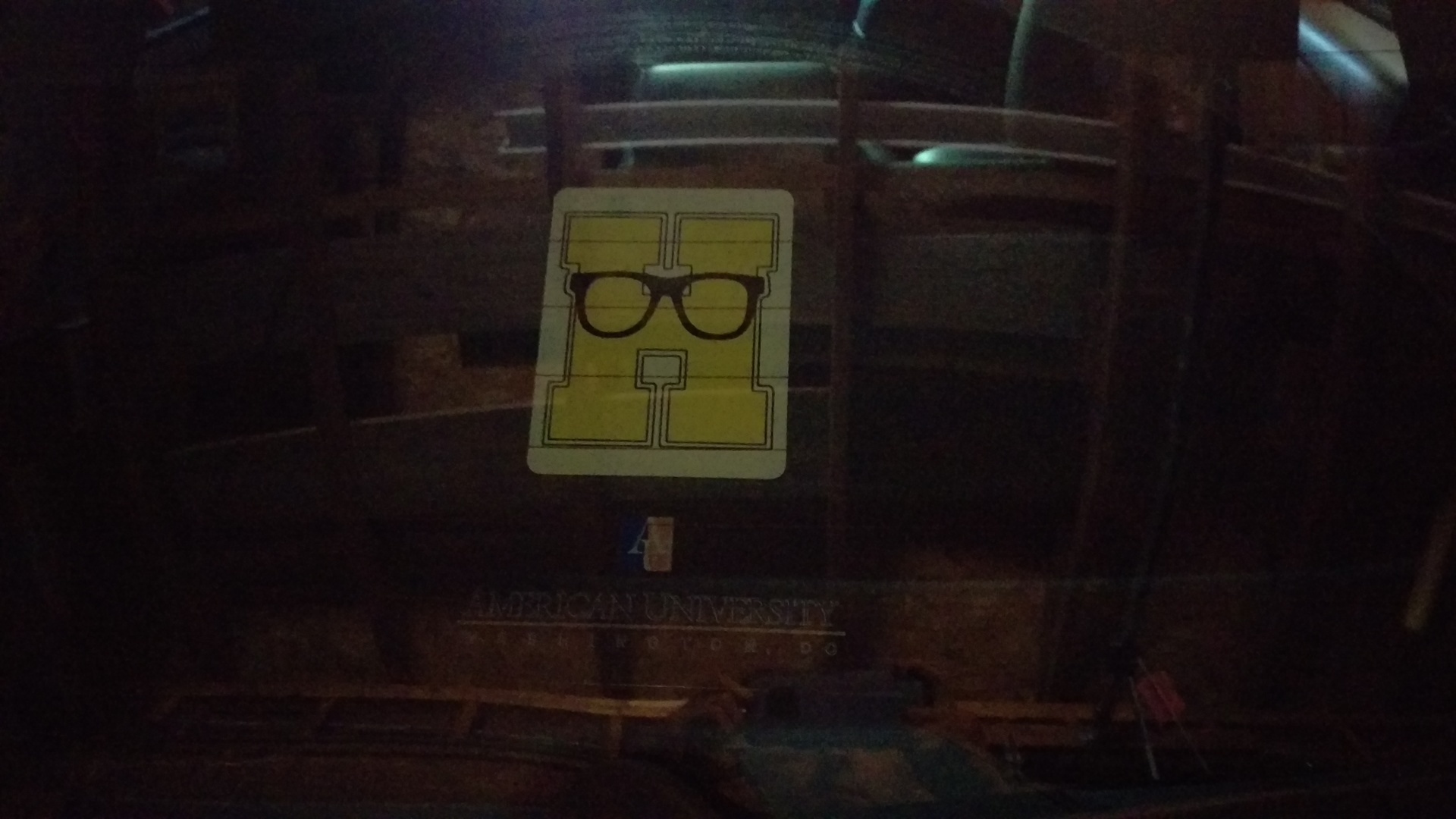 Charles's photograph of their Front Adhesive Stickers