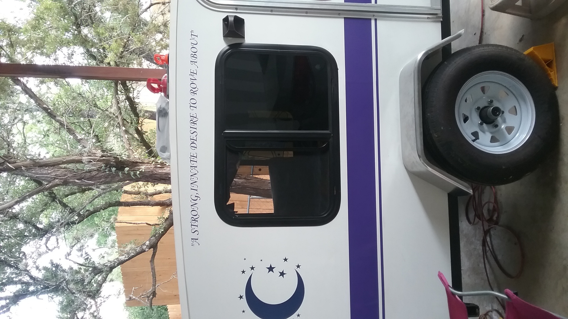 Peggyann's photograph of their Cresent Moon And Stars Sticker