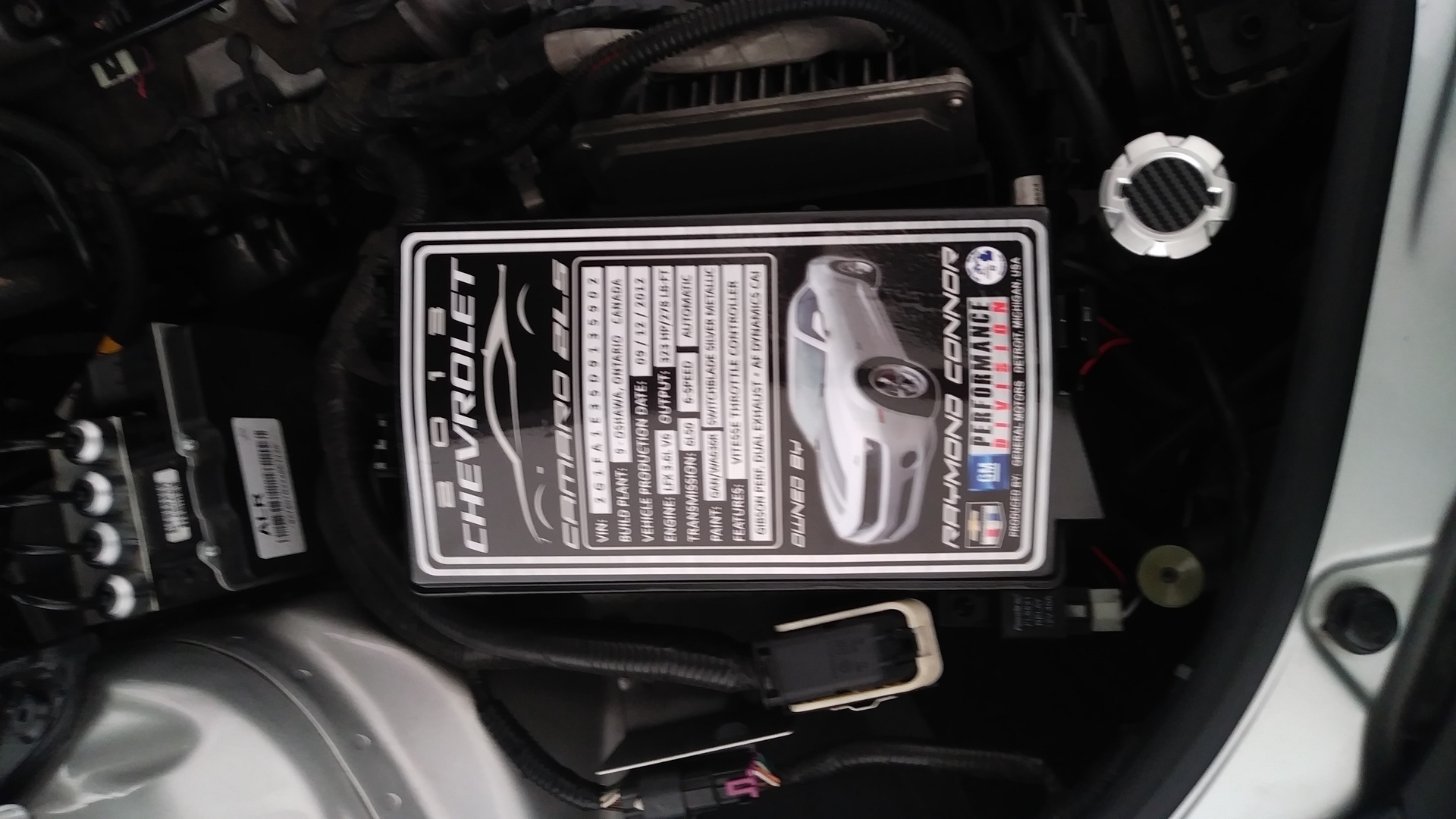 Raymond's photograph of their Permanent Adhesive Stickers