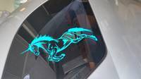 Rebecca's photograph of their Magnanimous Unicorn Sticker