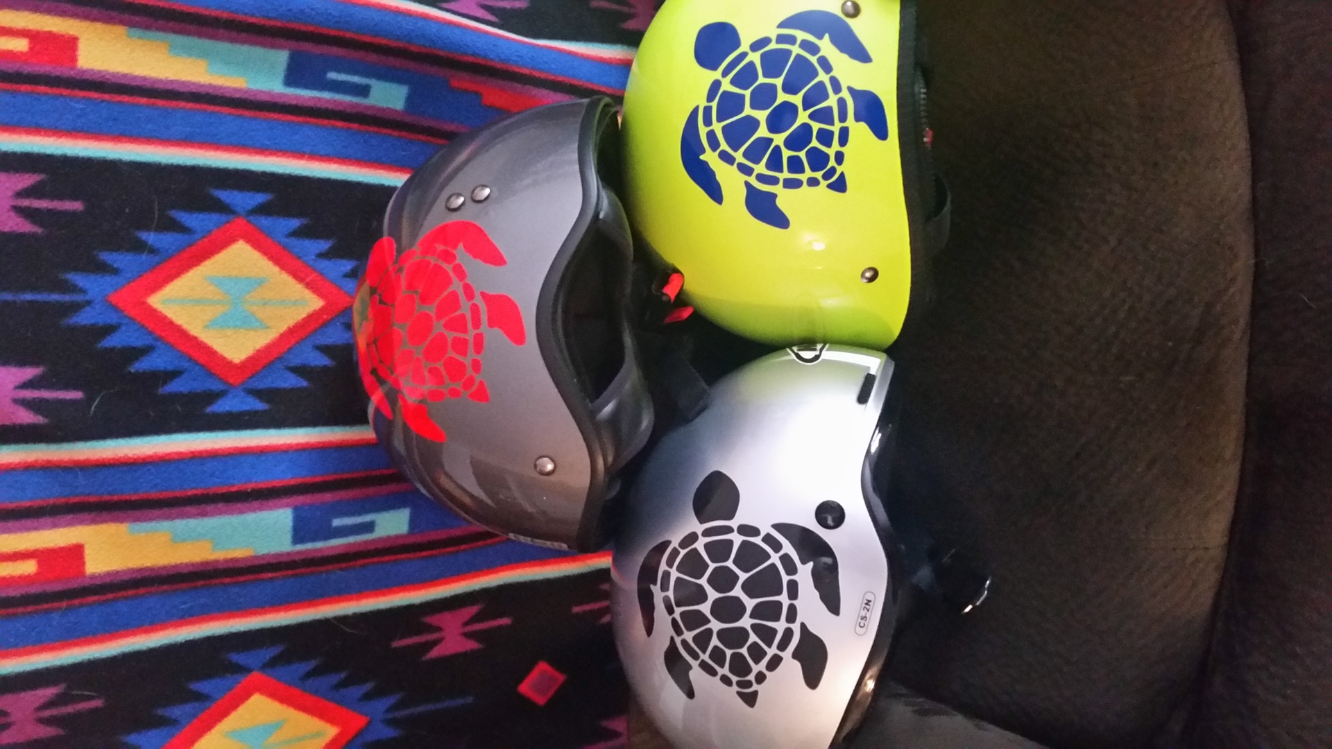 Rick's photograph of their Graceful Sea Turtle Sticker