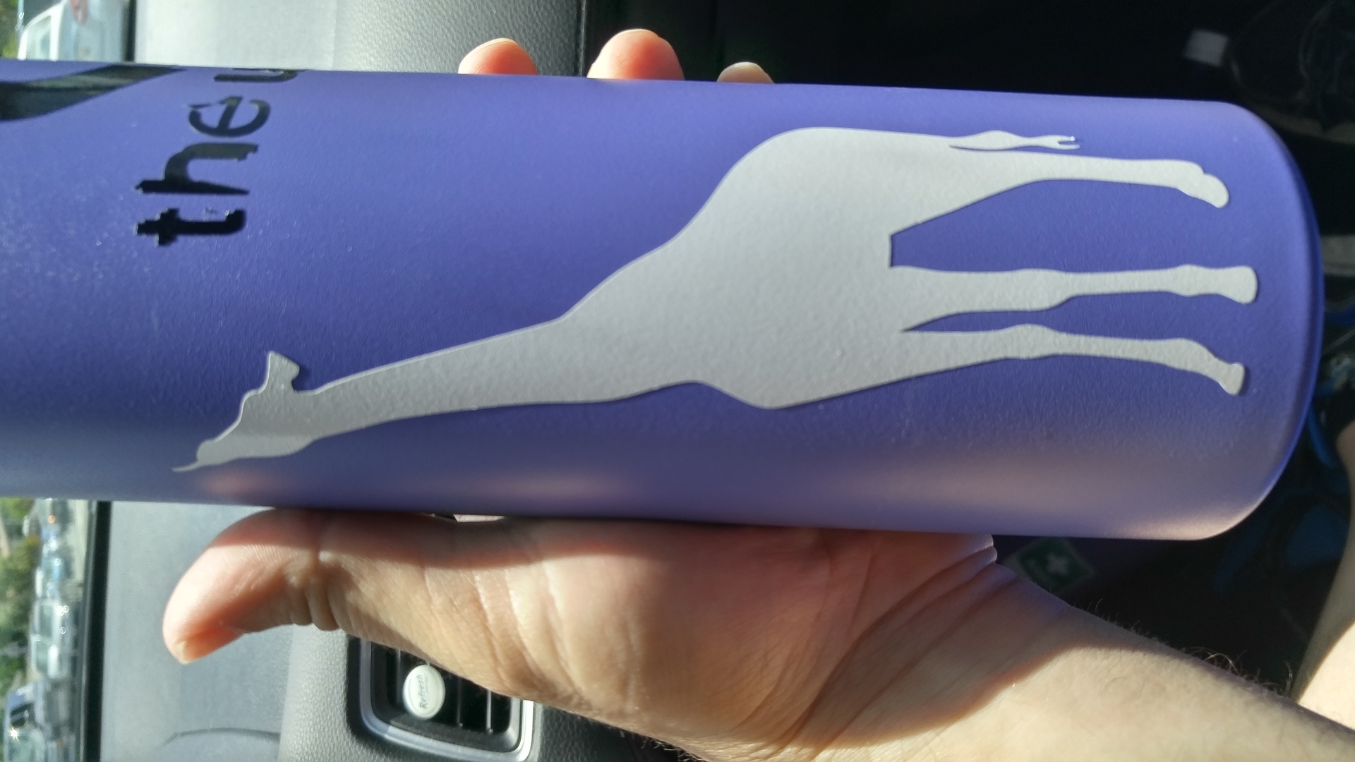 andrew's photograph of their Giraffe Eating Sticker