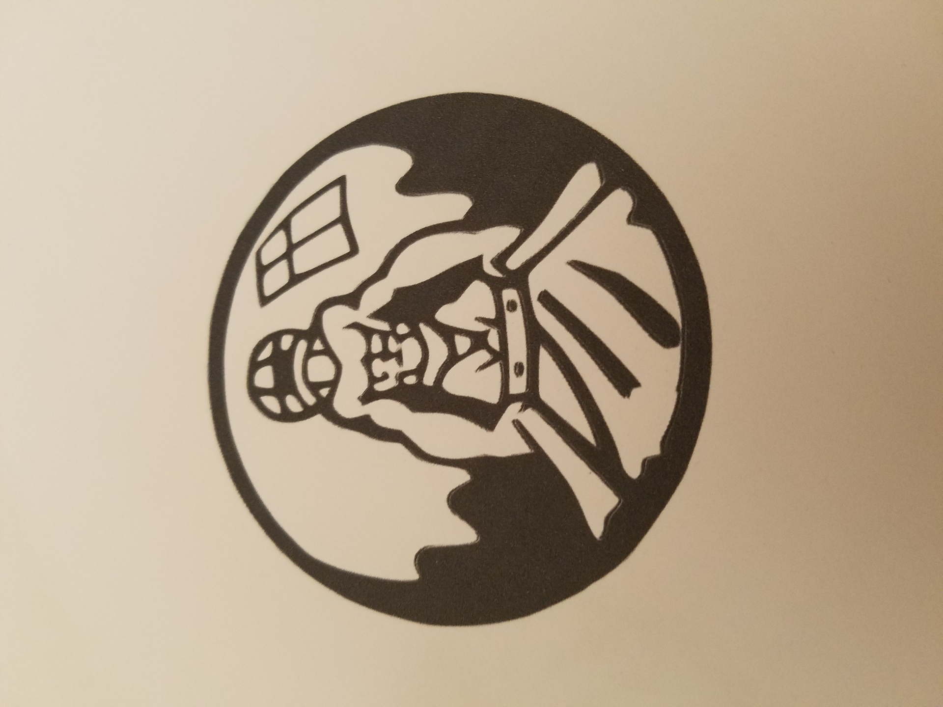 Gale's photograph of their Customizable One-Color Transfer Sticker