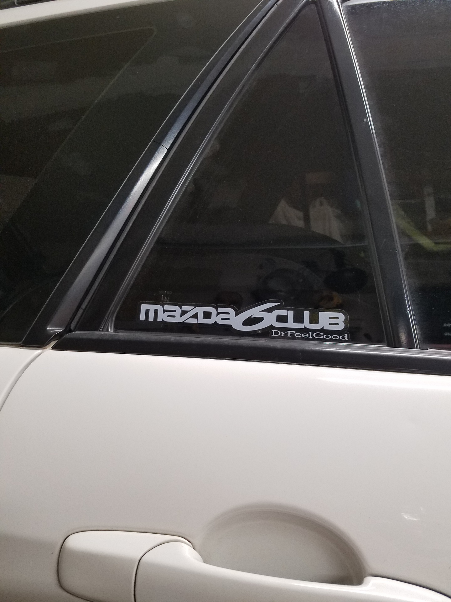 Richard's photograph of their Clear Stickers