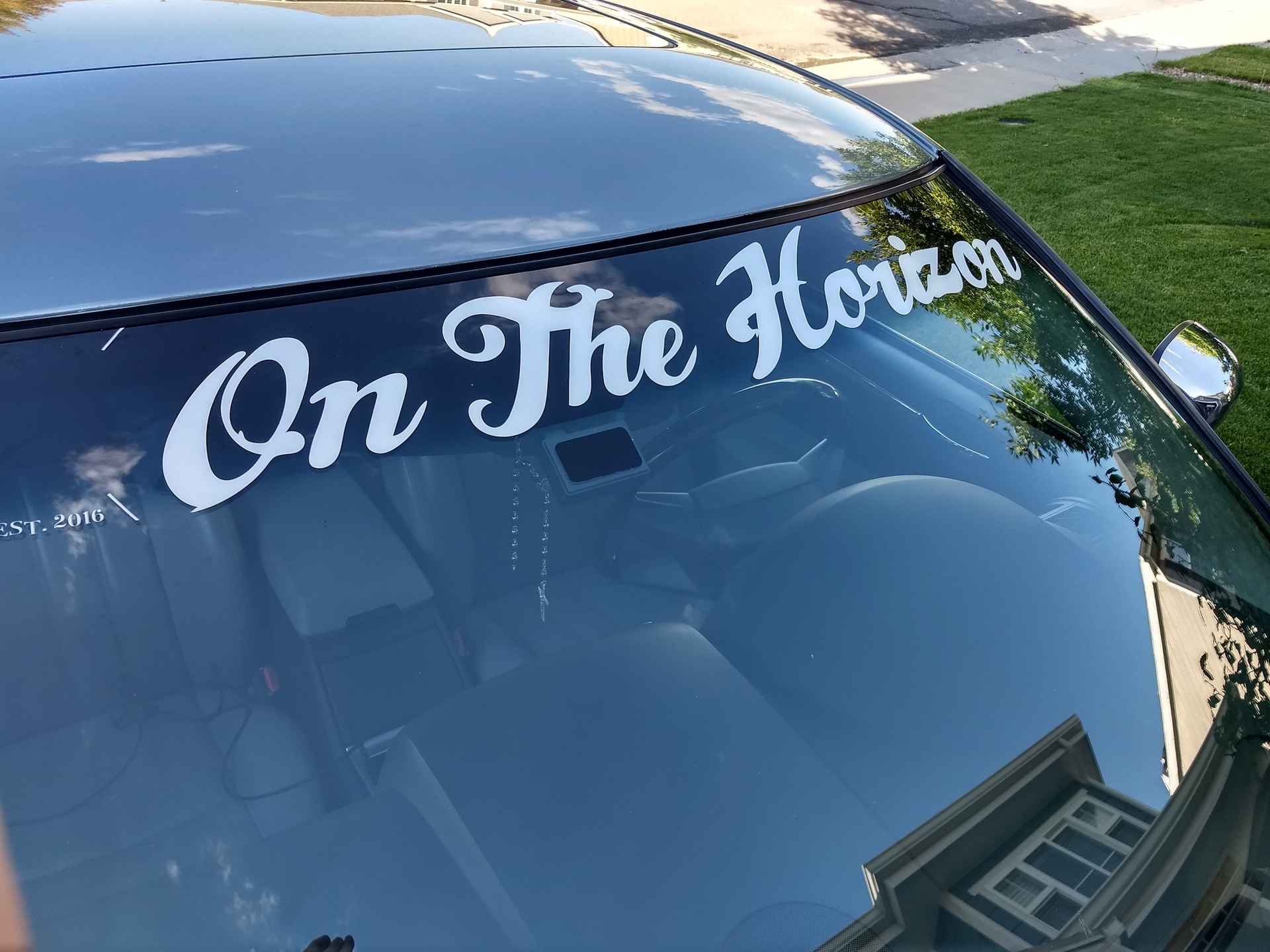 Branden's photograph of their Transfer Stickers