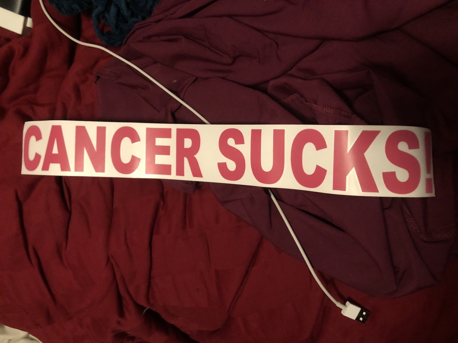 Alexander's photograph of their Vinyl Lettering