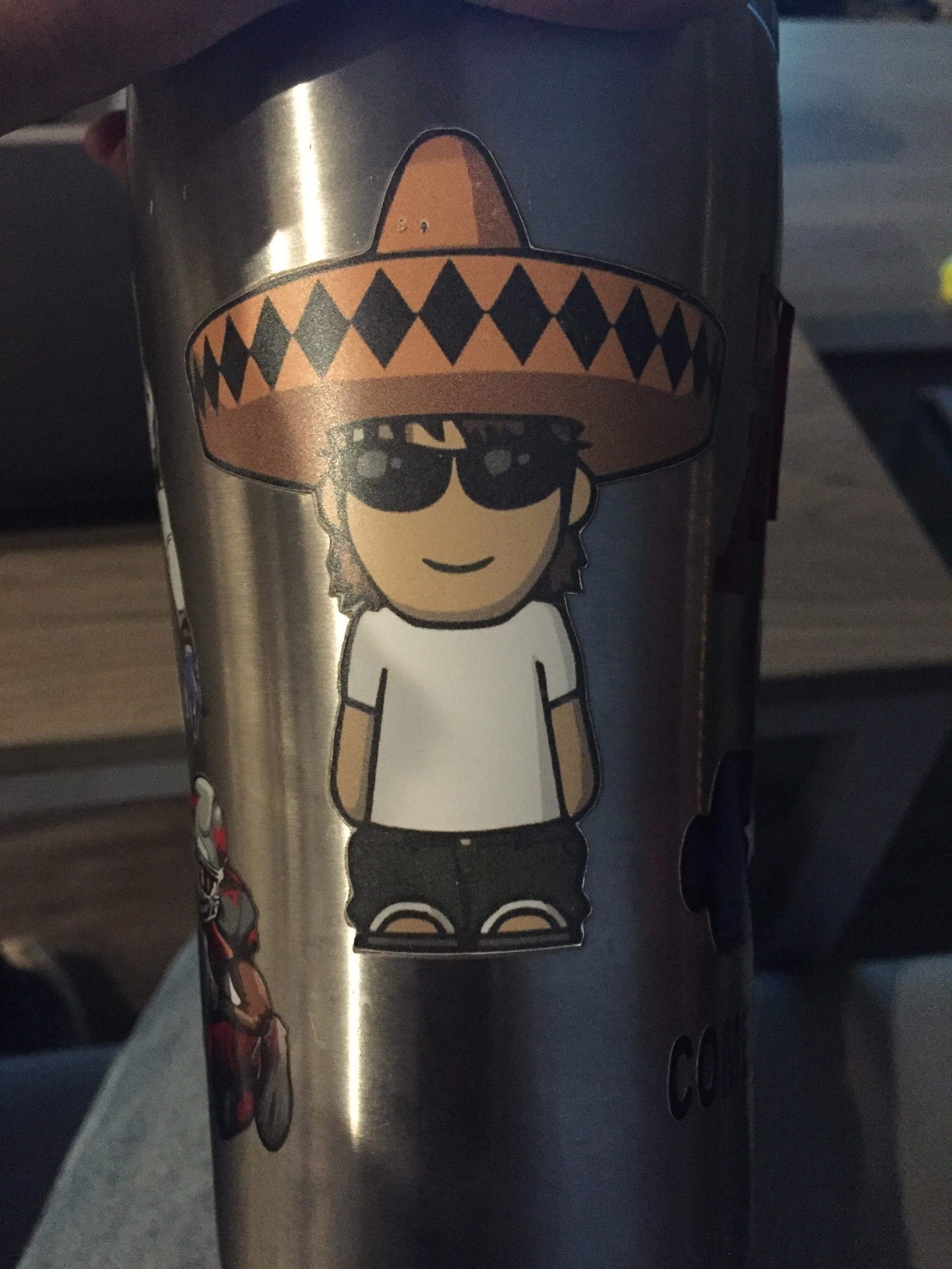 Santiago Flores's photograph of their Die Cut Stickers