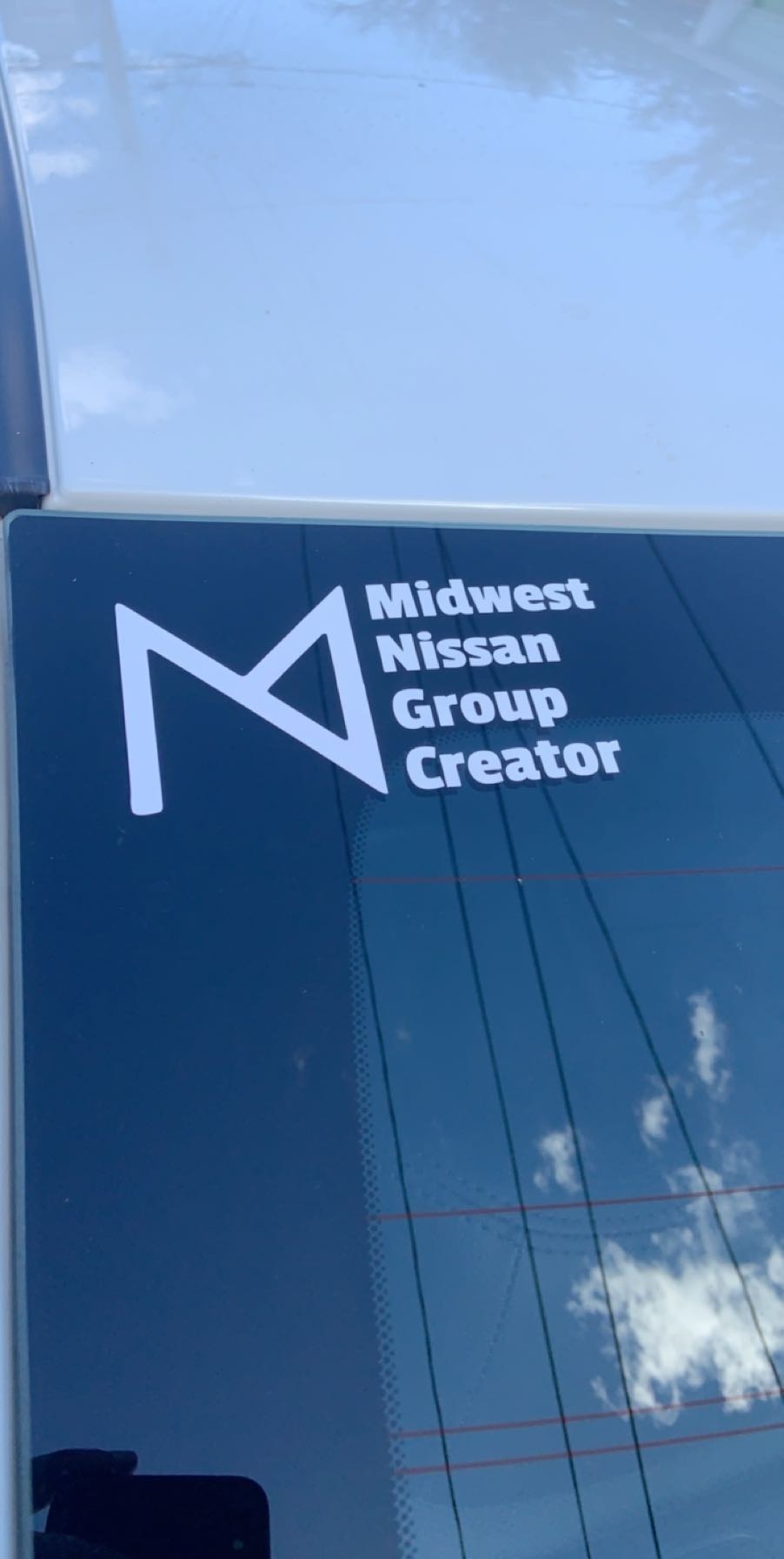 Logan's photograph of their Custom One-Color Transfer Sticker Template