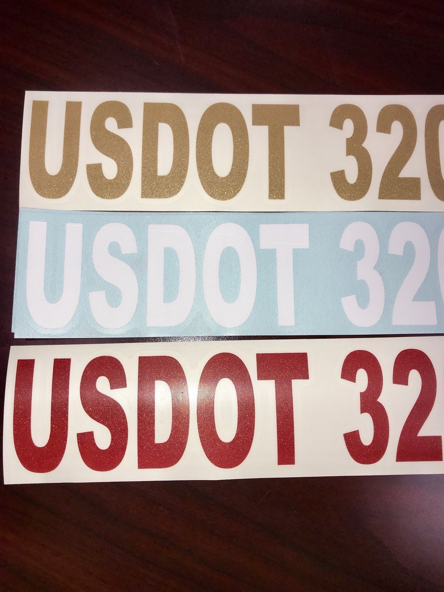 Tree's photograph of their Vinyl Lettering