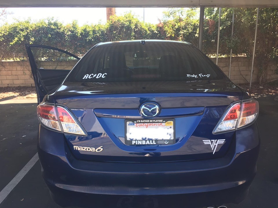 Randy's photograph of their Pink Floyd Sticker