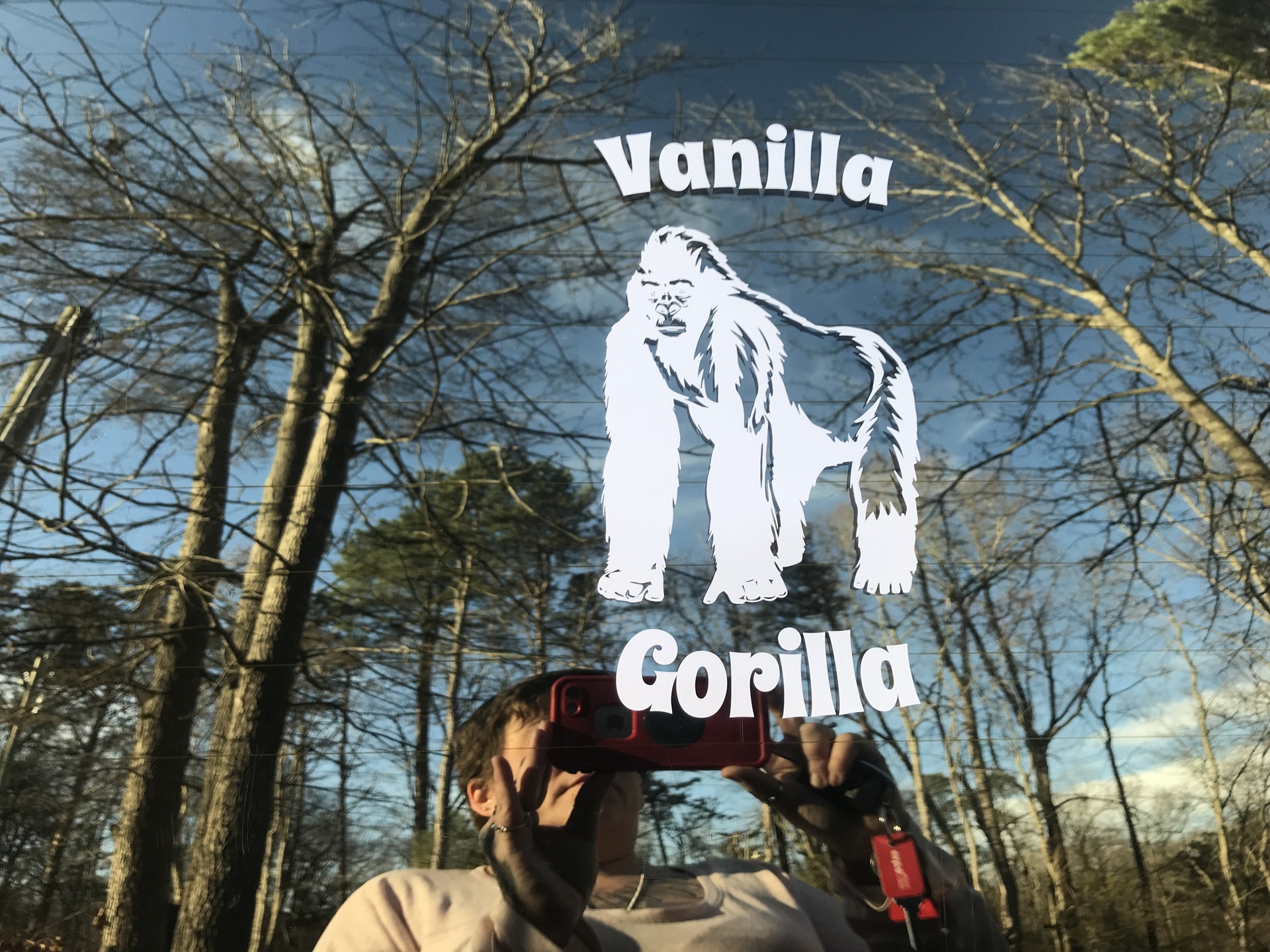 Jessica's photograph of their Customizable One-Color Transfer Sticker