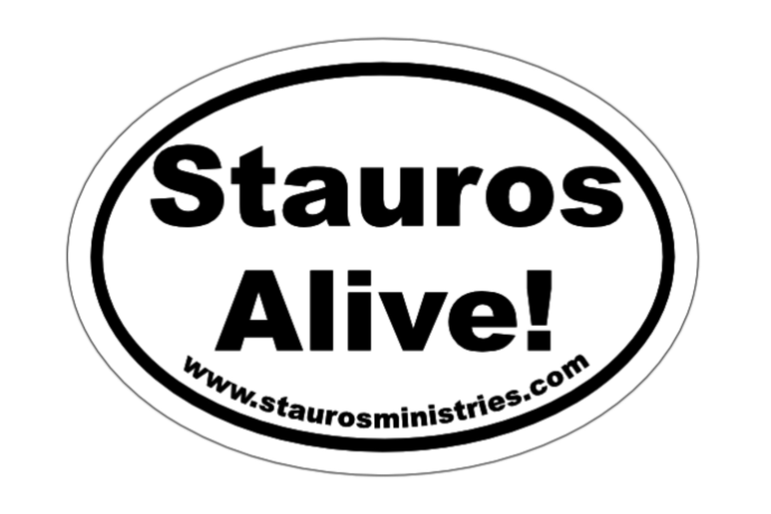 John's photograph of their Custom Oval Magnet with Your Text
