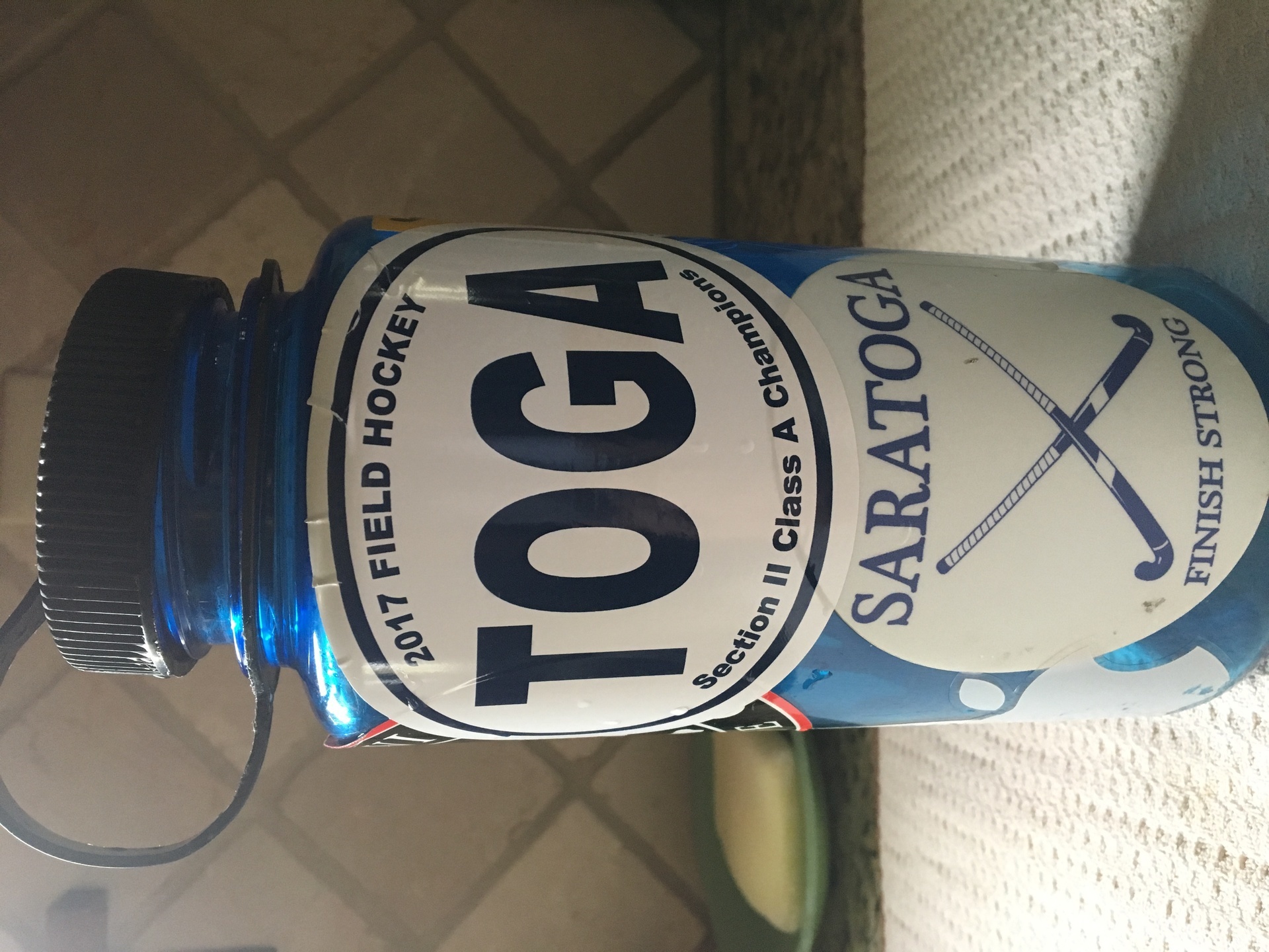 Nicole's photograph of their Custom Oval Stickers with Text