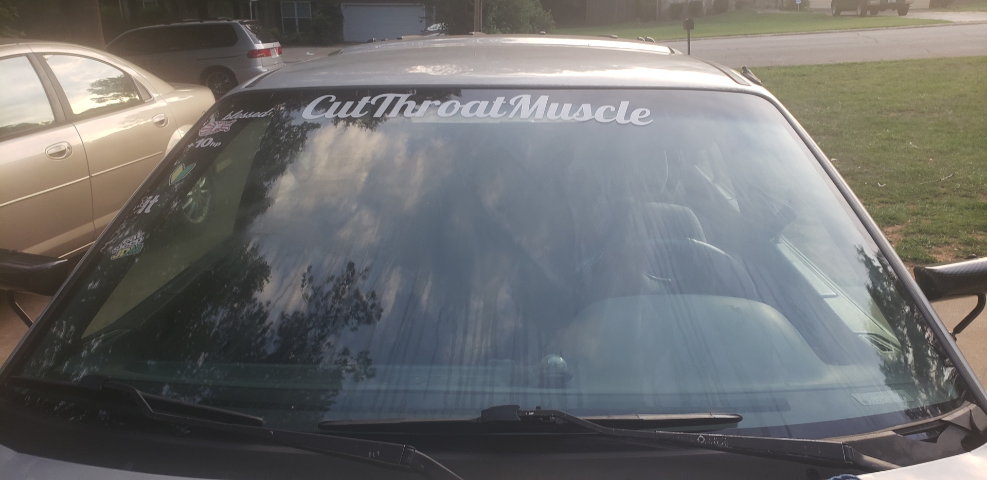Mark's photograph of their Vinyl Lettering