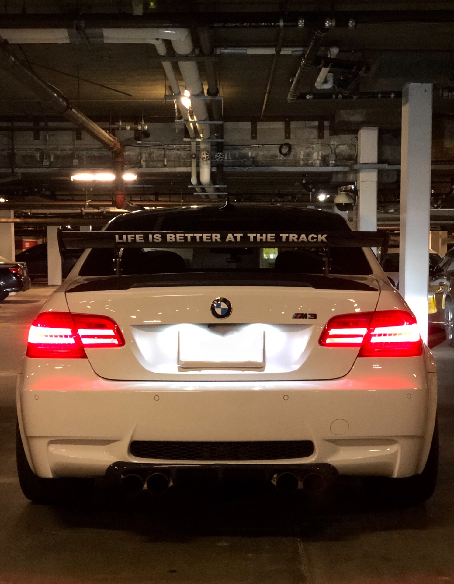 Kenneth's photograph of their Vinyl Lettering
