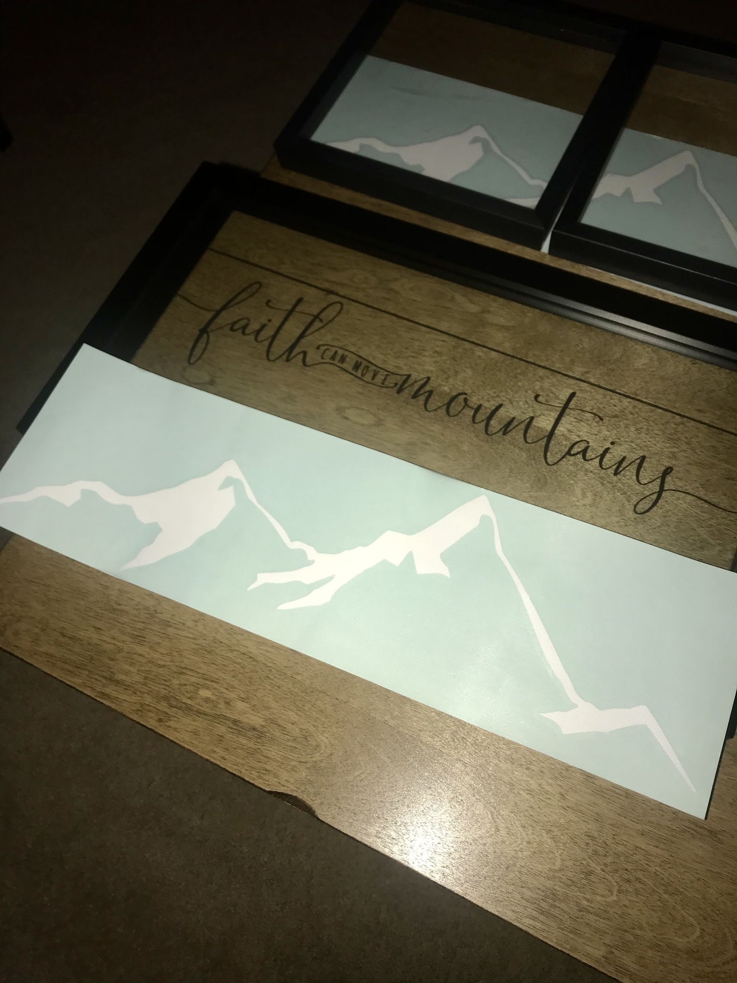 April's photograph of their Mountains Sticker