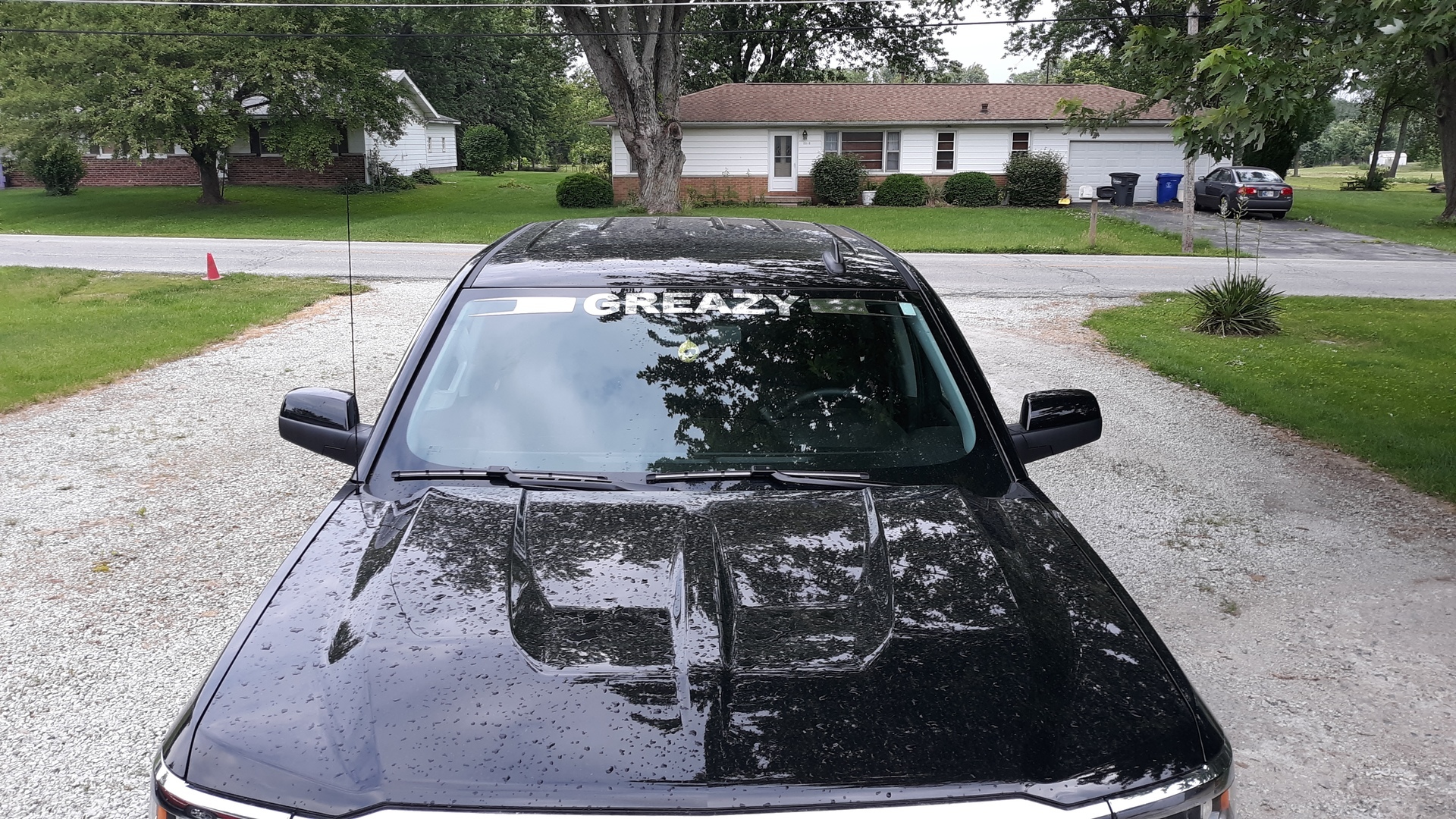 Michael's photograph of their Vinyl Lettering
