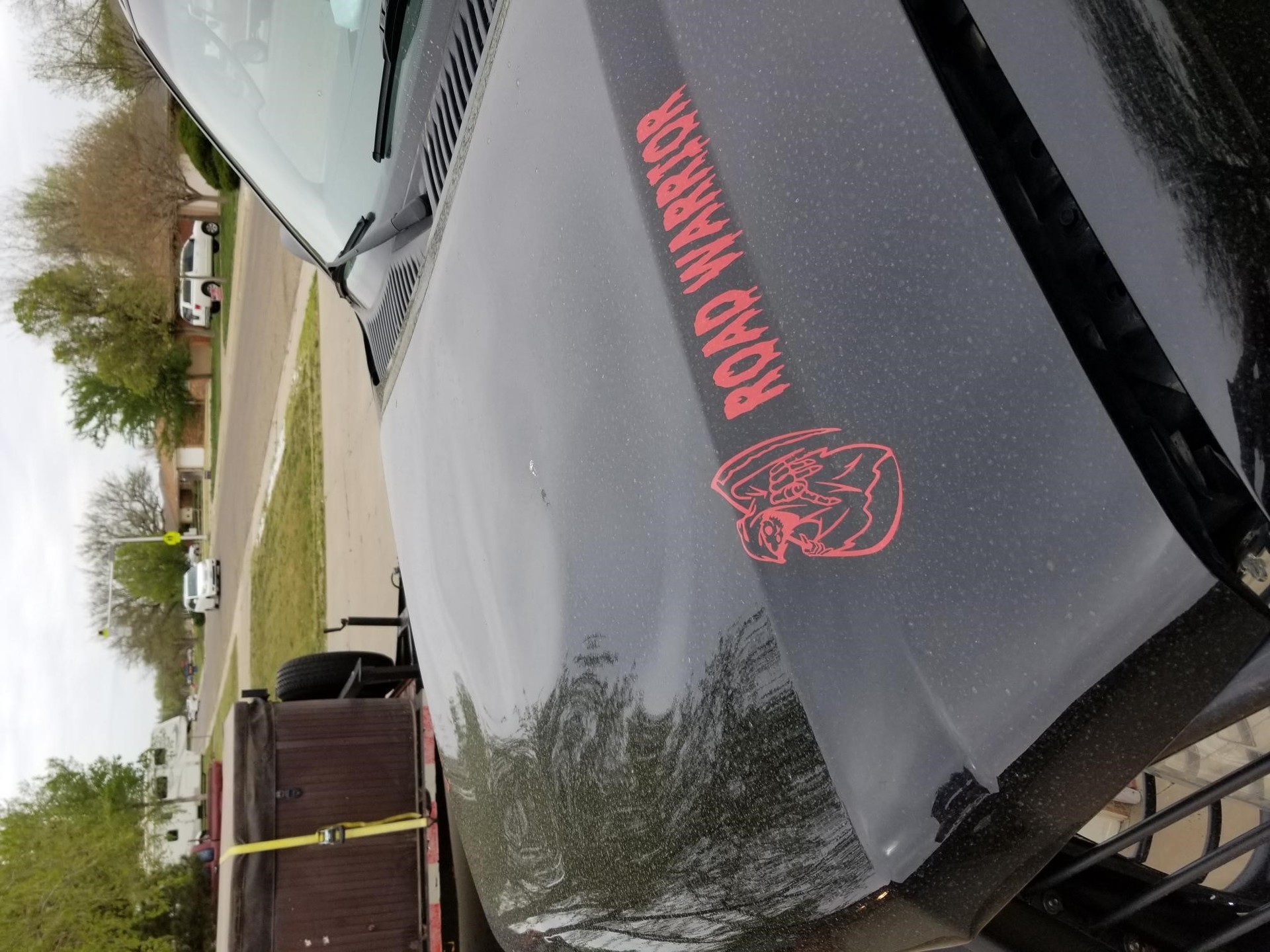 Dan's photograph of their Grim Reaper Pointing At You Sticker