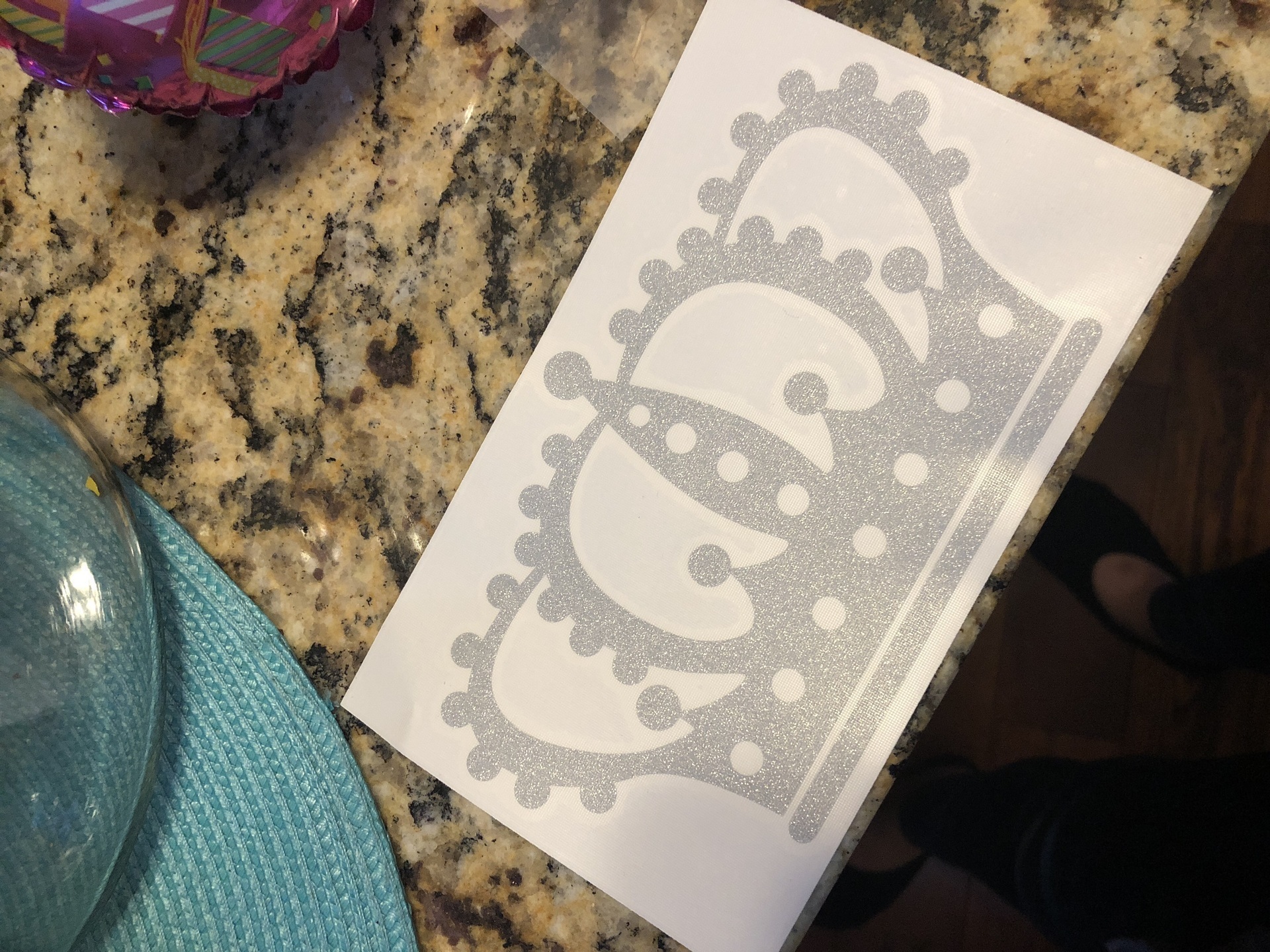 Alyssa's photograph of their Queens Crown Sticker