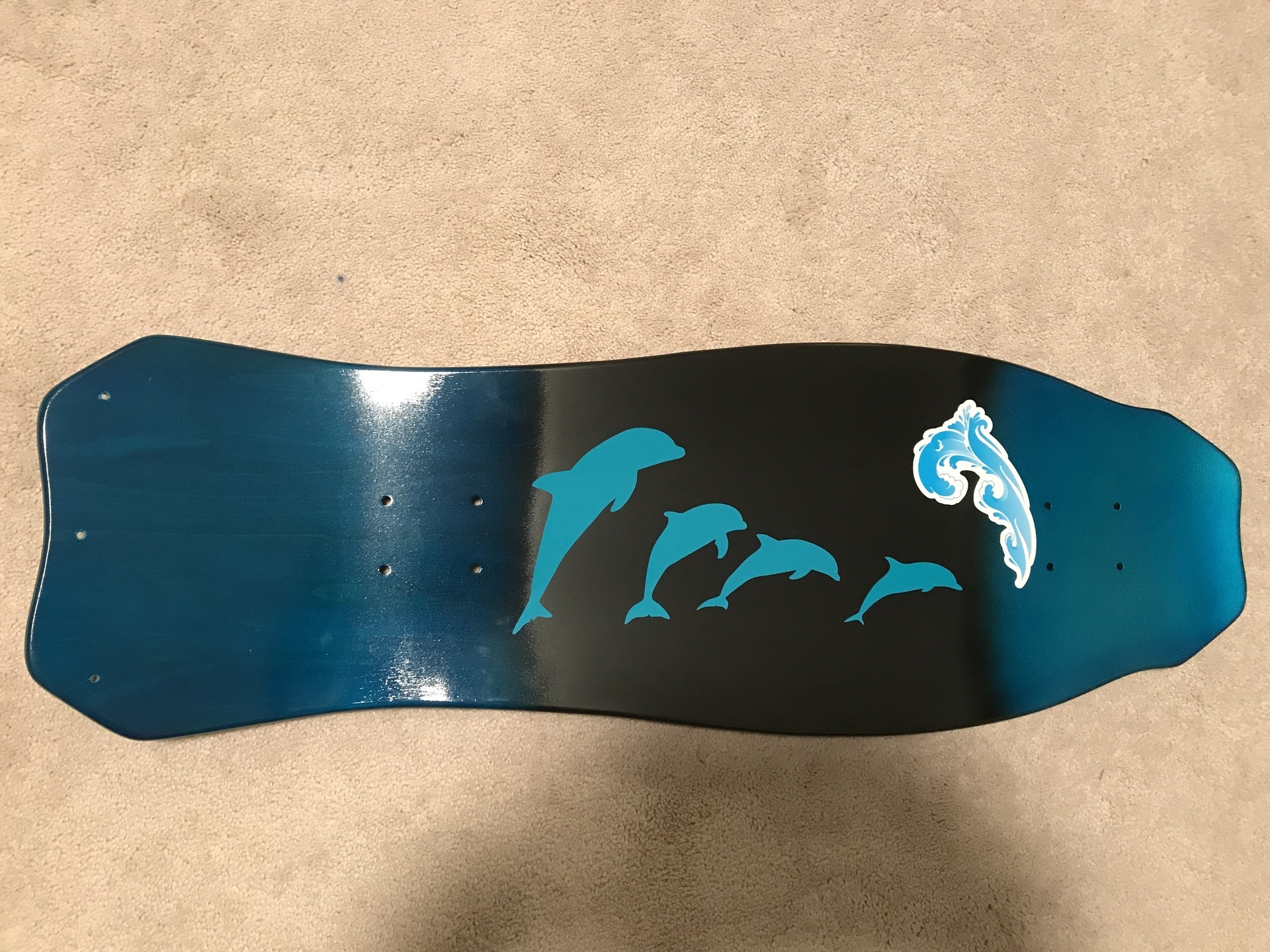Jorge's photograph of their Blue Wave Sticker