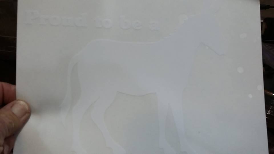 jeannie's photograph of their Clear Stickers