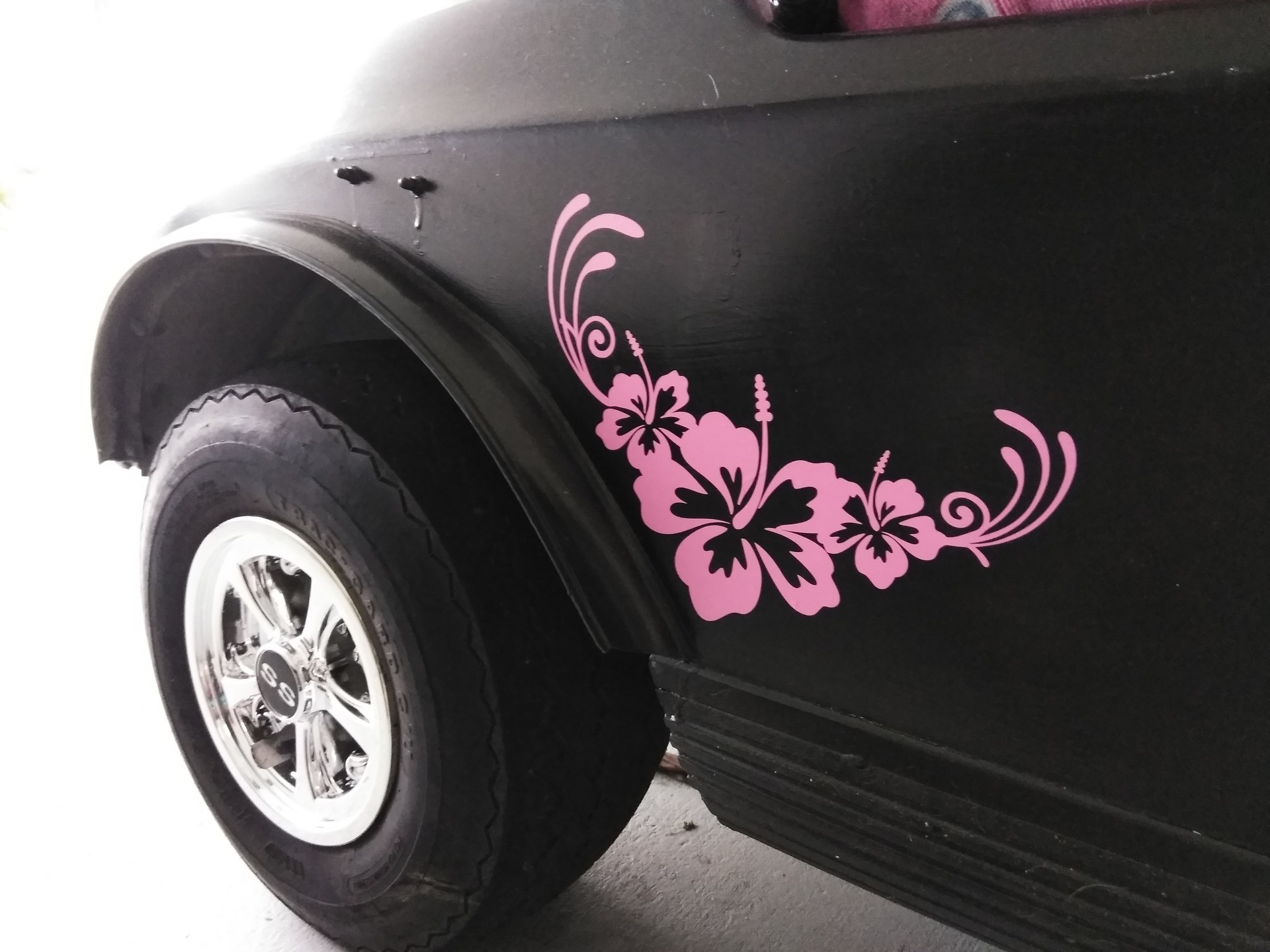 MaryAnn's photograph of their Hibiscus Flowers Corner Sticker