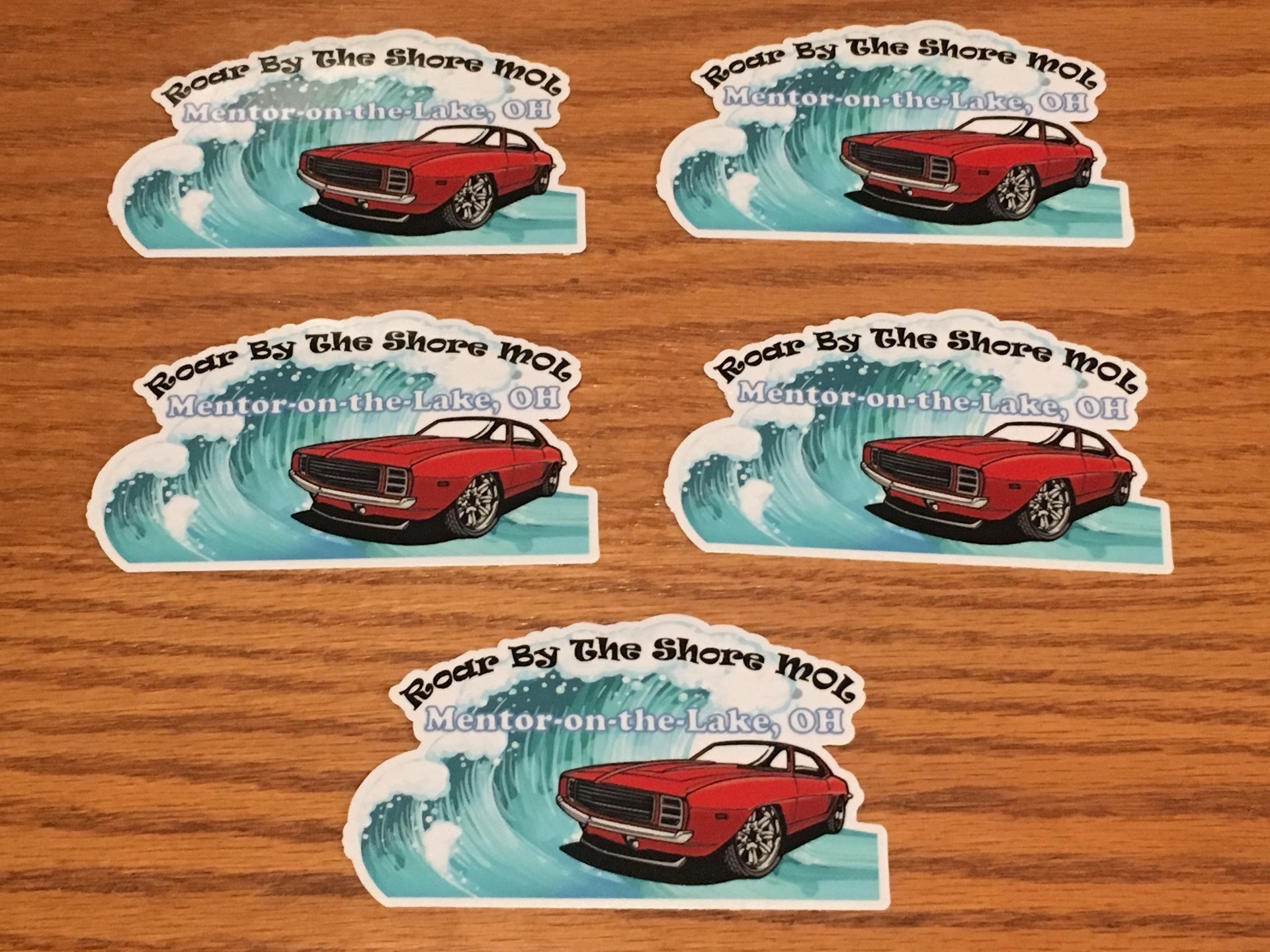 Jason's photograph of their Die Cut Stickers