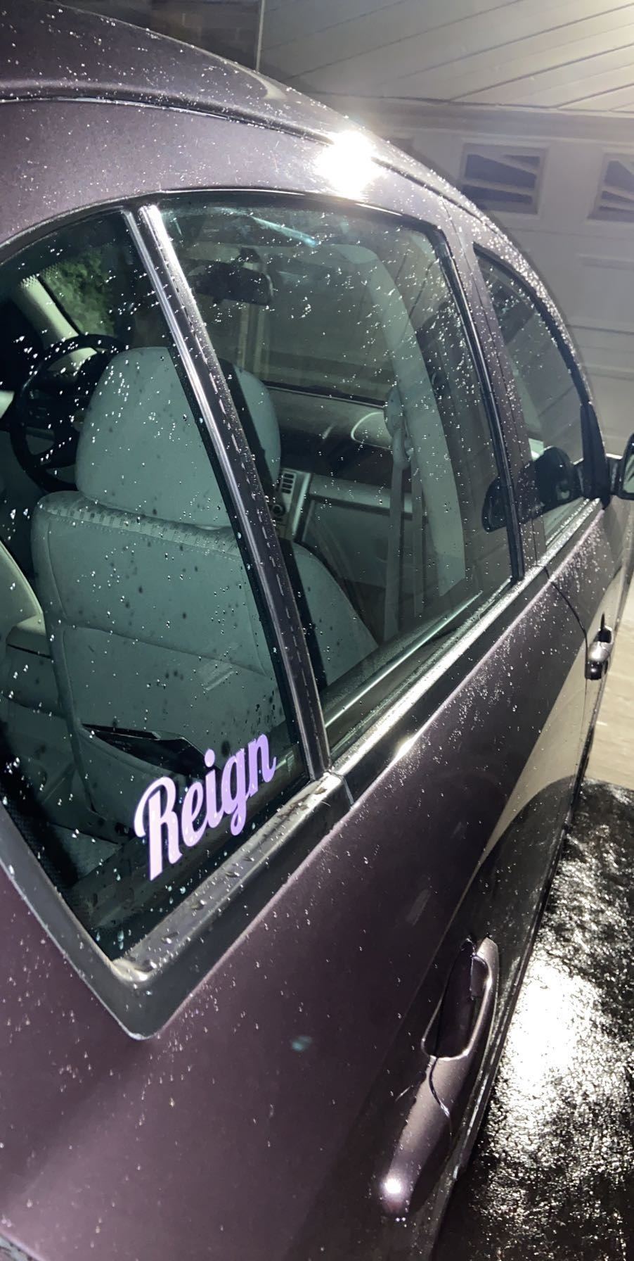 Nick's photograph of their Vinyl Lettering