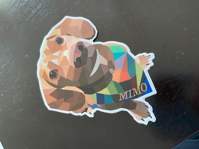Raisa's photograph of their Die Cut Stickers