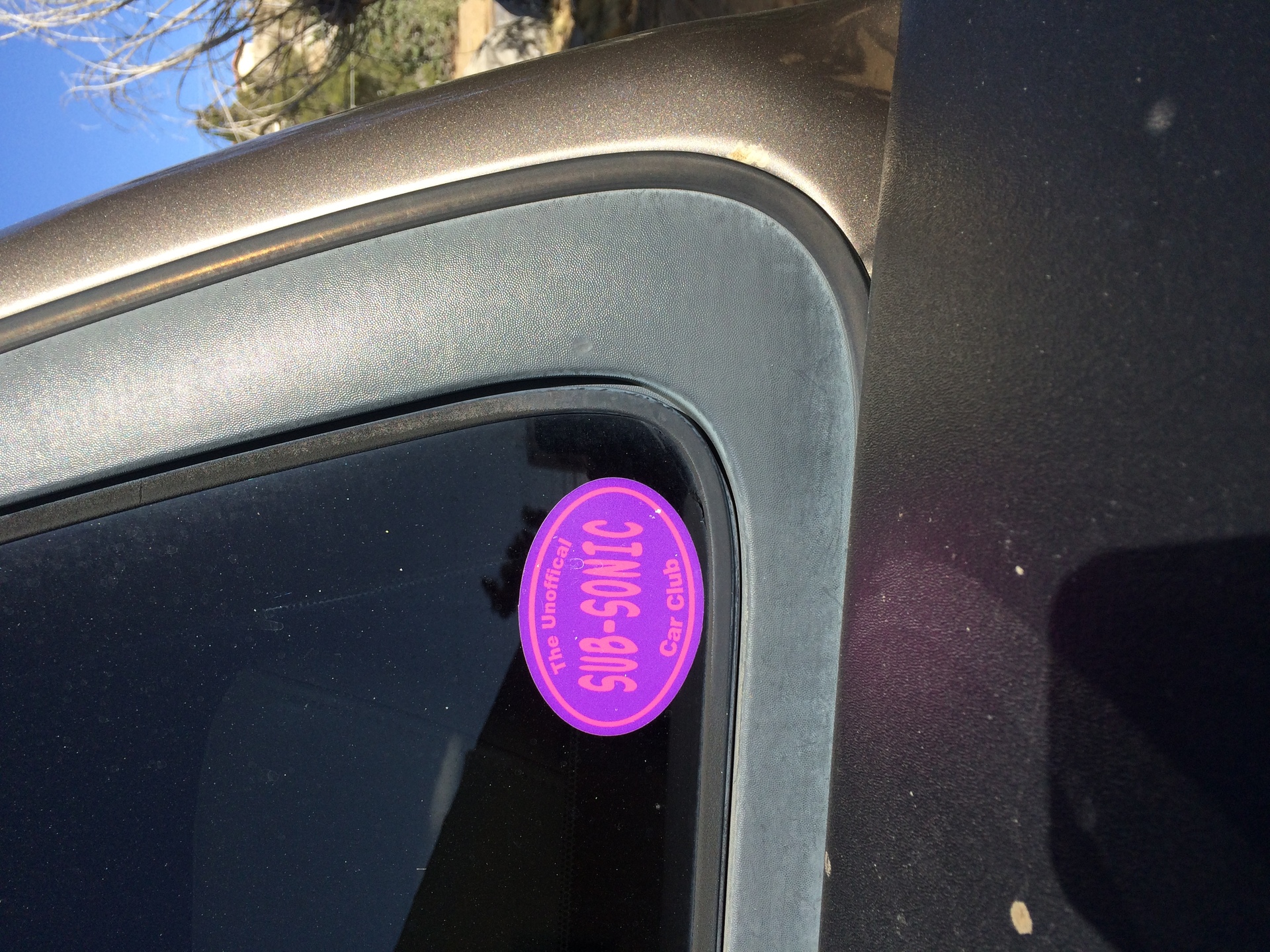 john j's photograph of their Custom Oval Stickers with Text